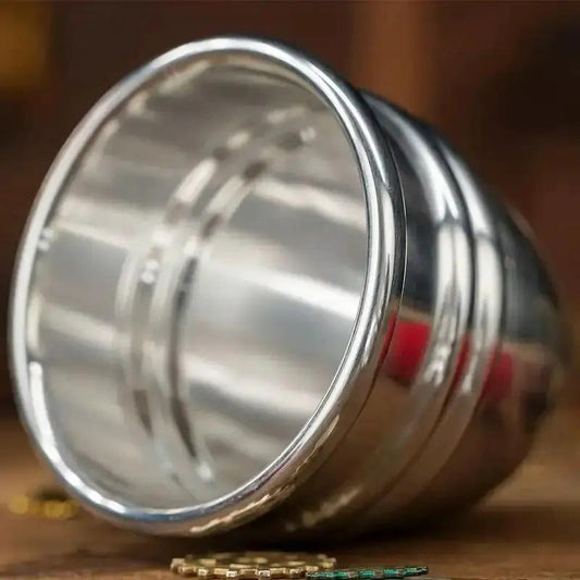 Aluminum Alloy Cups and Balls Set by TCC Magic by Difatta