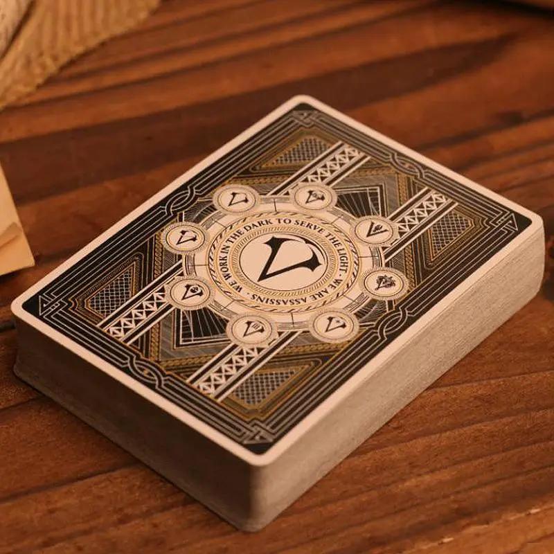 Assassin\'s Creed Legacy V2 Playing Cards - Black Hidden Blade Edition by Difatta