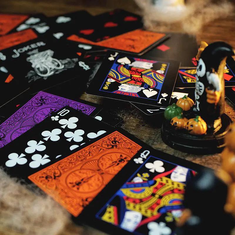 Bicycle - Reverse Deck (Orange and Black) by Difatta