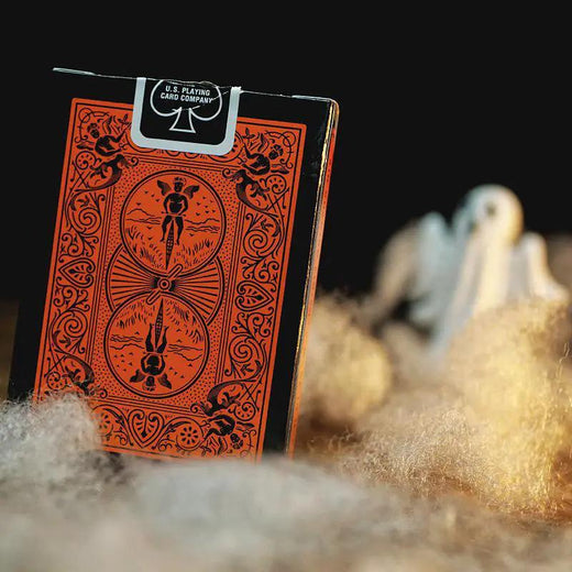 Bicycle - Reverse Deck (Orange and Black) by Difatta