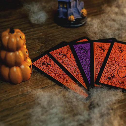 Bicycle - Reverse Deck (Orange and Black) by Difatta