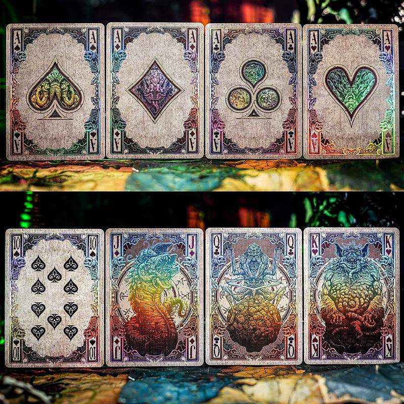 Reflections on the Wall Luxury Edition Playing Cards by TCC & Keyhole by Difatta
