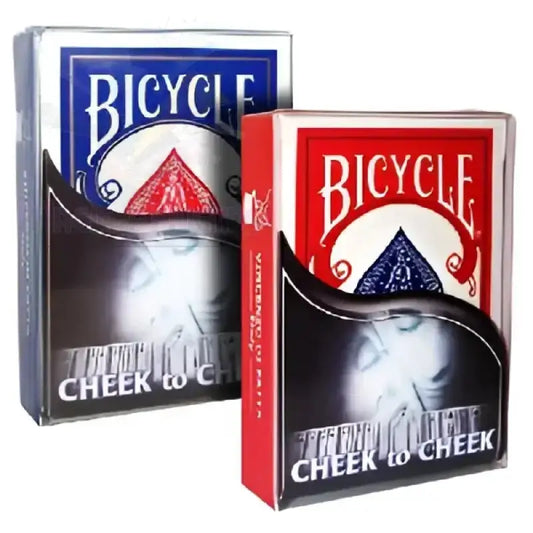 Bicycle - Cheek to Cheek - Mixed (Blue and Red) by Difatta