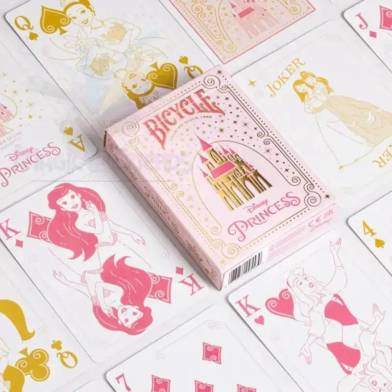 Bicycle - Disney Princess Inspired Playing Cards (Rosa) by Difatta