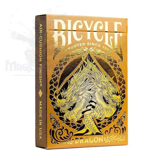 Bicycle - Gold Dragon Playing Cards by Difatta