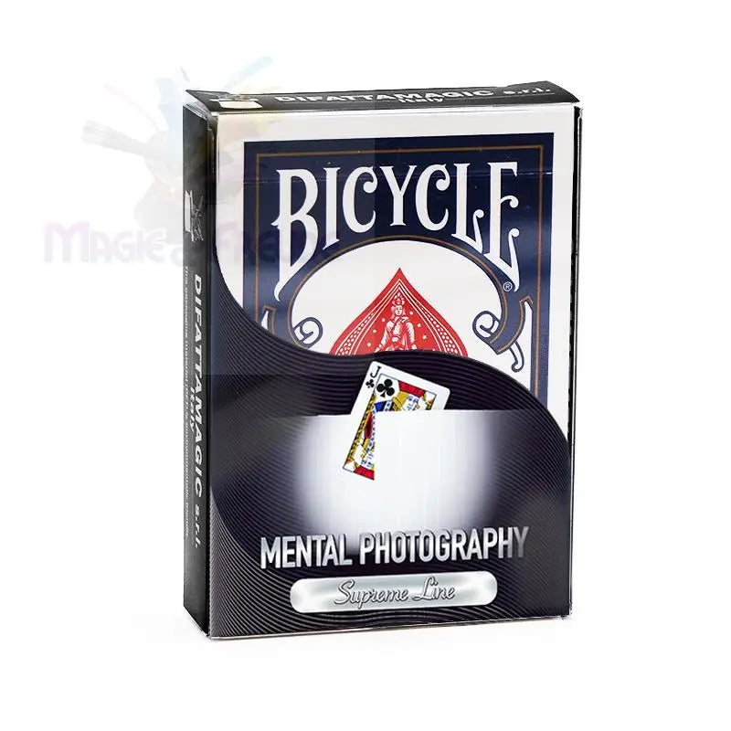 Ein Kartenspiel von Bicycle in einer Schachtel ’Mental Photography Supreme Line’.