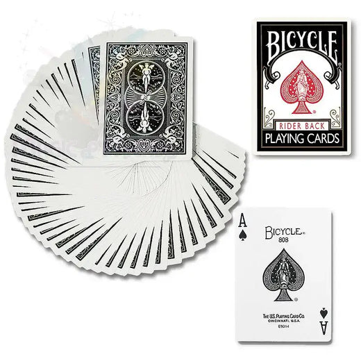 Bicycle - Poker deck - Black by Difatta