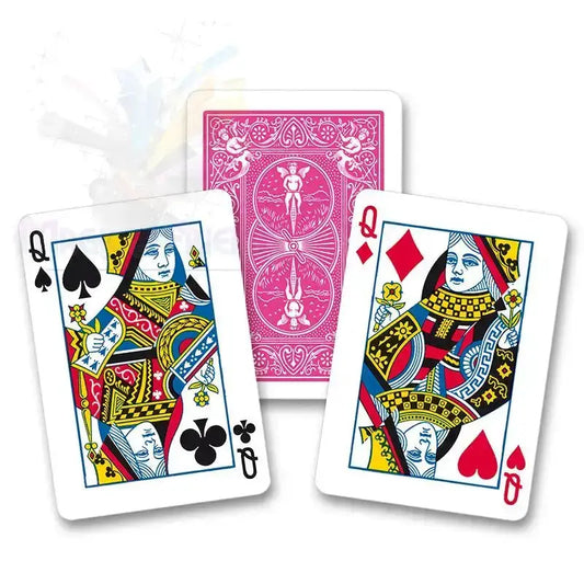 Bicycle - Poker Deck - Fuchsia back by Difatta