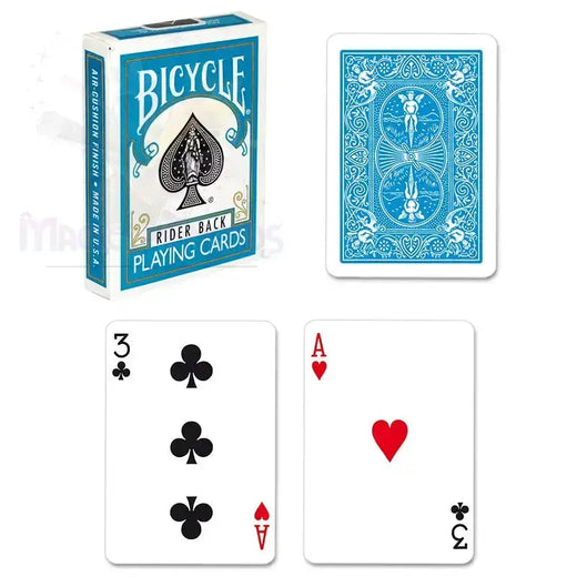 Bicycle - Poker Deck - Turquoise back by Difatta