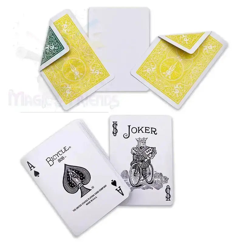 Bicycle - Poker Deck - Yellow back by Difatta