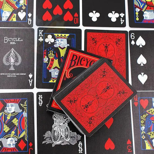 Bicycle - Reverse (Red & Black) by Difatta