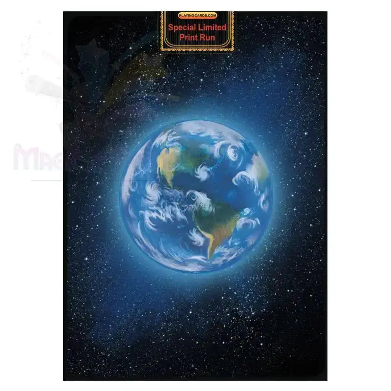 Bicycle Starlight Earth Glow Playing Cards - Special Limited Print Run by Difatta