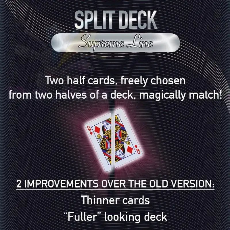 Bicycle - Supreme Line - Split deck - Red back -