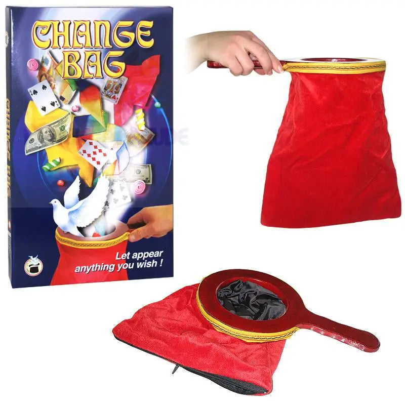 Magische Wickeltasche mit Tragegriff.