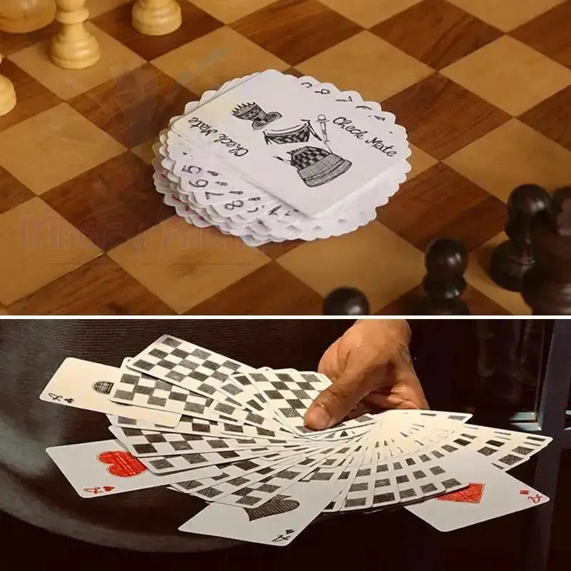 Chess Club Limited Edition Playing Cards by Magic Encarta by Difatta