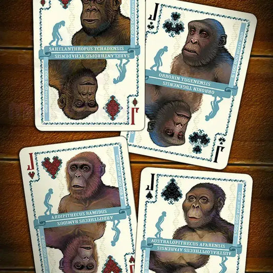 Evolution of Mankind Playing Cards p by Difatta