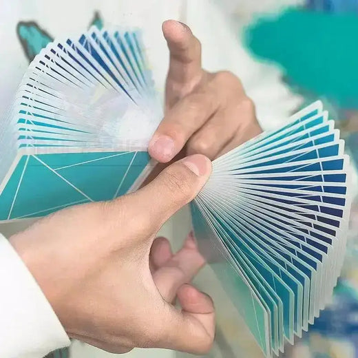 Flexible Blue Gradient Playing Cards by TCC by Difatta