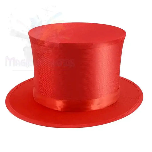 Folding Top Hat with Secret Pocket - Red by Difatta