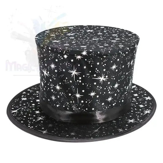 Folding Top Hat with Secret Pocket - Stars by Difatta