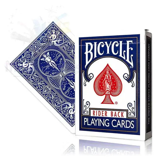 Marked Bicycle Rider Back Playing Cards 2nd ed. - Blue (marked) by Difatta