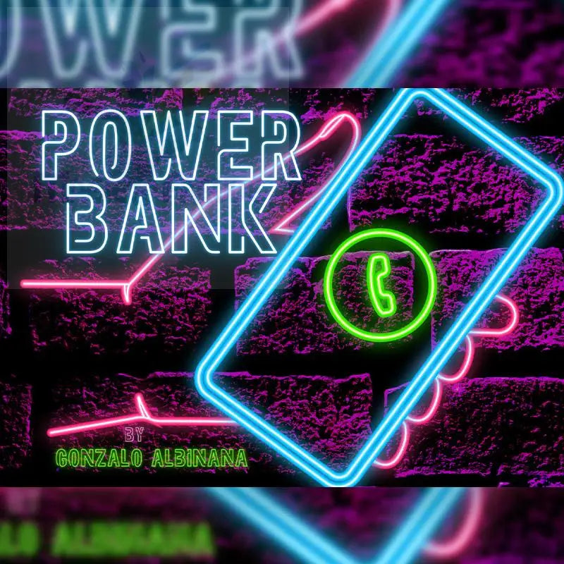 Ein leuchtender Neonumriss eines Smartphones und ein Telefonsymbol vor einer Backsteinmauer.
