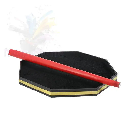 Zauberstab und achteckiges Tablett für Zaubertricks, Magie Requisit, Requisiten Set