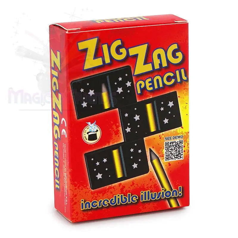 Zaubertrick-ZigZag-Bleistift in bunter Verpackung, ideal für Kinder und Erwachsene