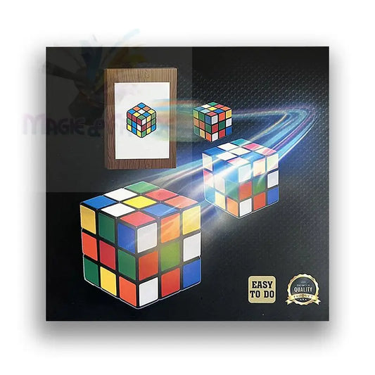 Zauberkasten mit Rubiks Würfeln.
