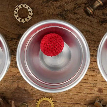 Aluminum Alloy Cups and Balls Set by TCC Magic by Difatta