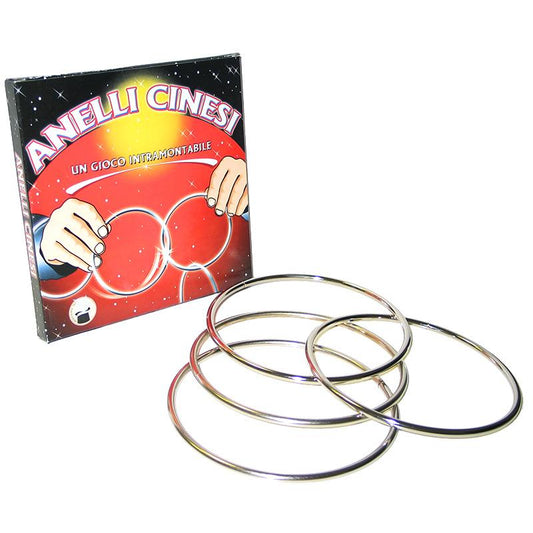 Chinese Linking Rings - Set of 4 - Cm 13 (5,2 inches)