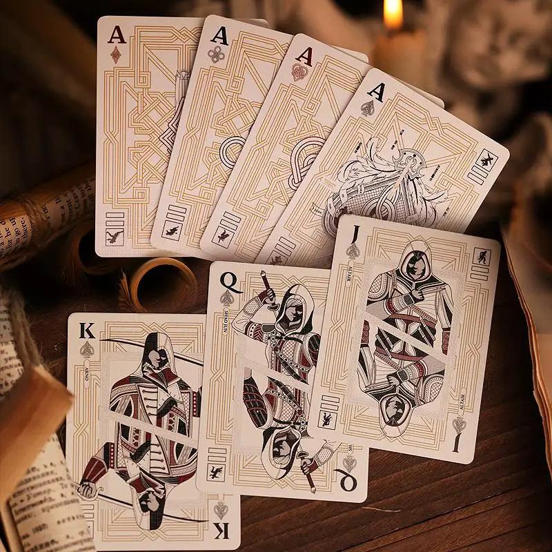 Assassin\'s Creed Legacy Playing Cards - White Hidden Blade Edition by Difatta