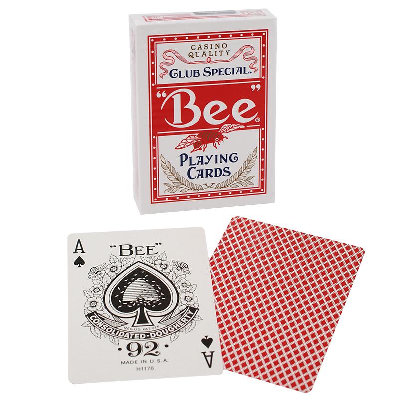 Bee - Poker size - Red back
