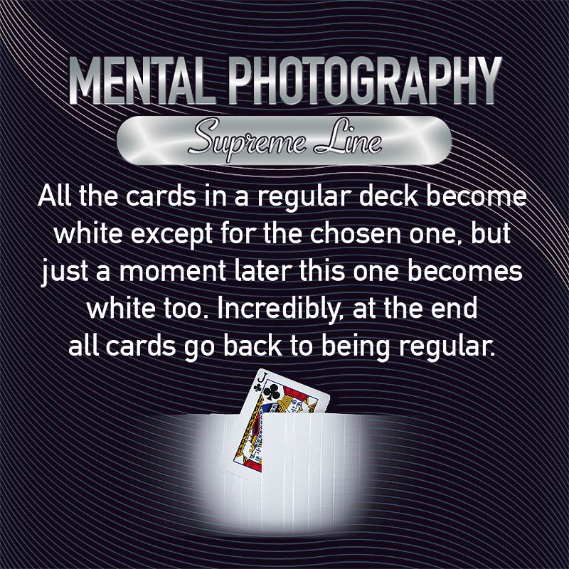 Bicycle - Mental Photography deck Supreme Line- Blue Back