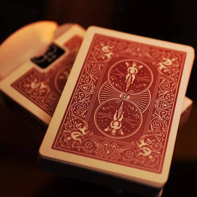Bicycle - Metallic Deck Ruby by Difatta
