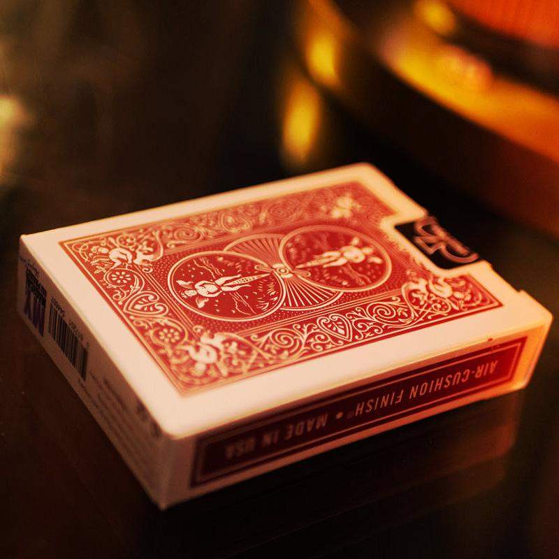 Bicycle - Metallic Deck Ruby by Difatta