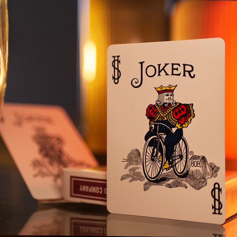 Bicycle - Metallic Deck Ruby -