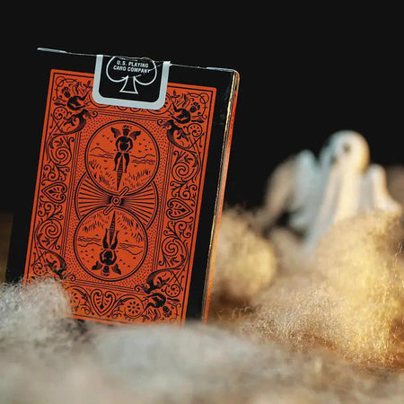 Bicycle - Reverse Deck (Orange and Black) by Difatta