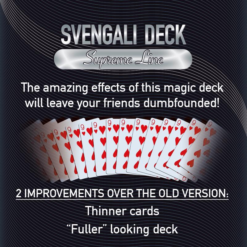 Bicycle - Supreme line - Svengali Deck - Red Back