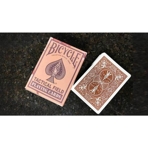 Bicycle Tactical Field Green Camo/Brown Camo (6 Decks) by US Playing Card Co by Difatta