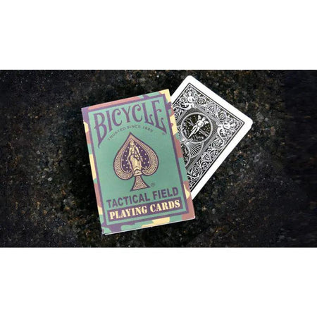 Bicycle Tactical Field Green Camo/Brown Camo (6 Decks) by US Playing Card Co by Difatta