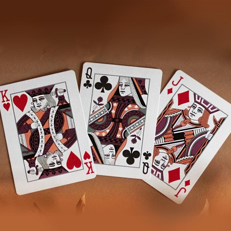 Butterfly Seasons Playing Cards - Autumn  (marked)