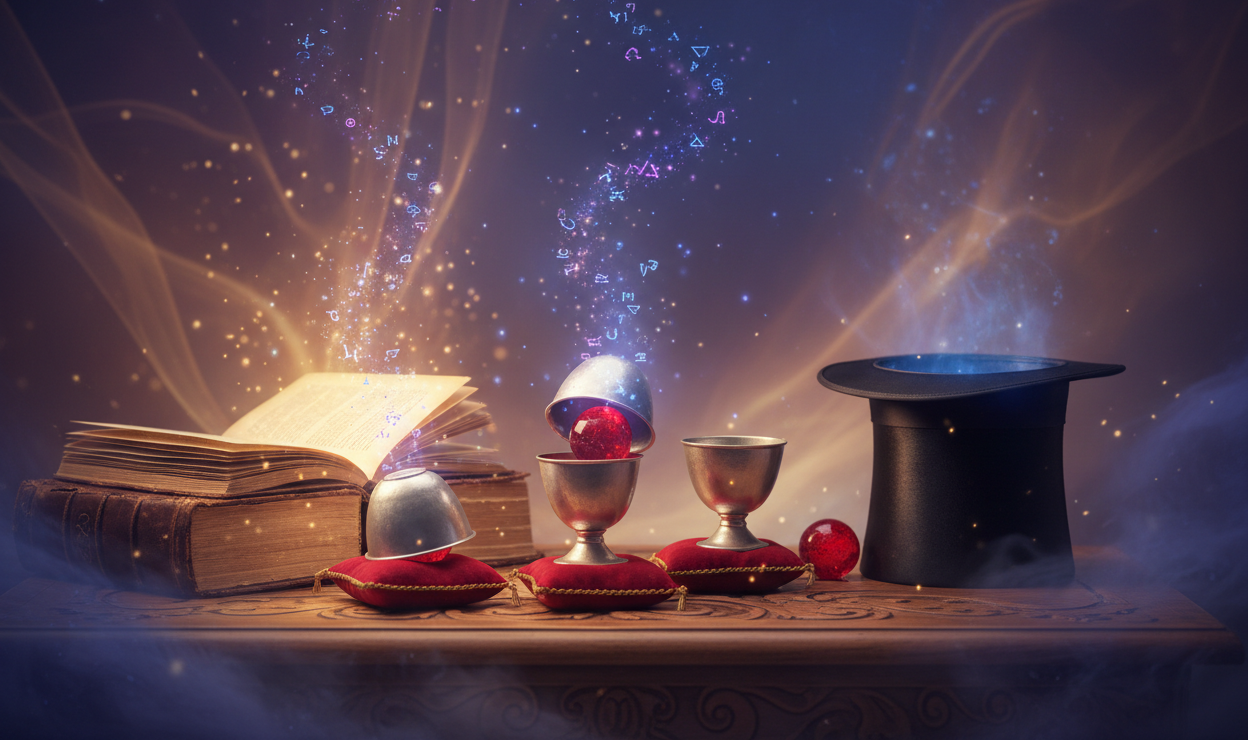 Cups and Balls Zaubershop Bild