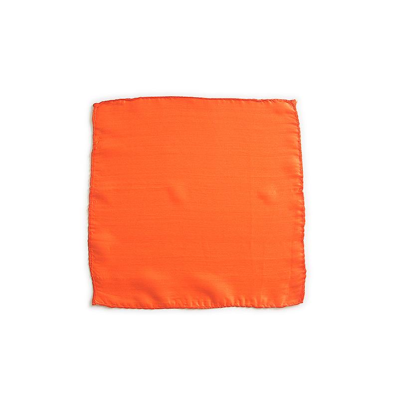 Zijden vierkanten - 45 cm (18 inch) - Oranje