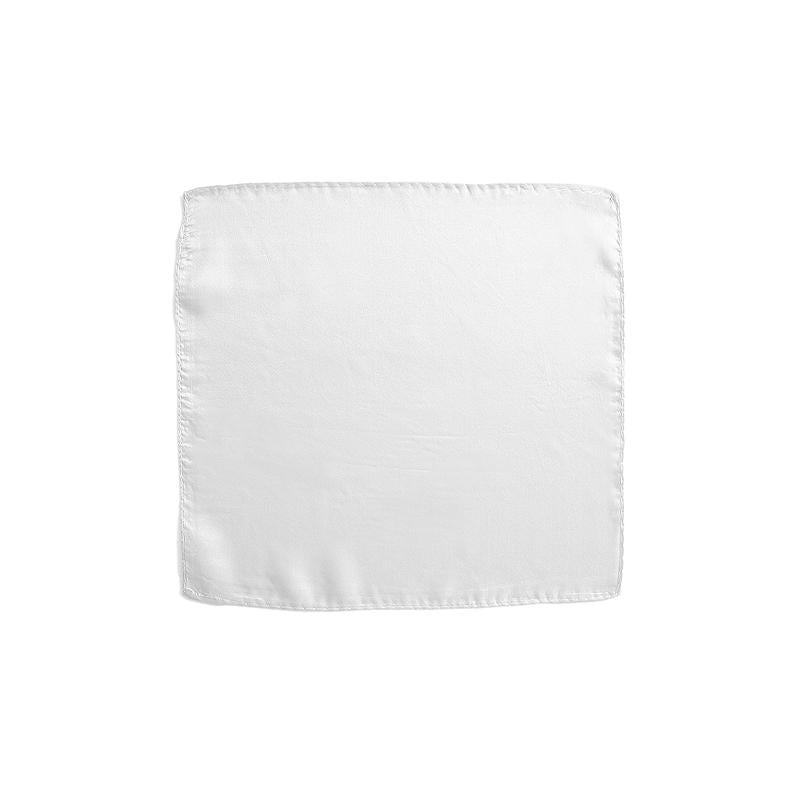 Silk Squares - 45 cm (18 inches) - White