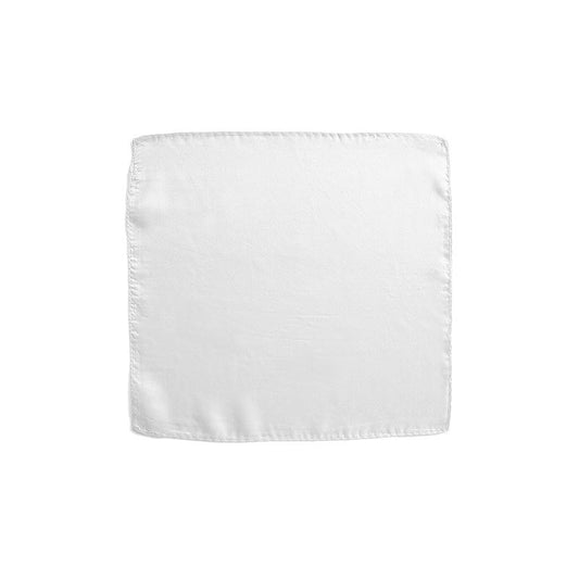 Silk Squares - 45 cm (18 inches) - White