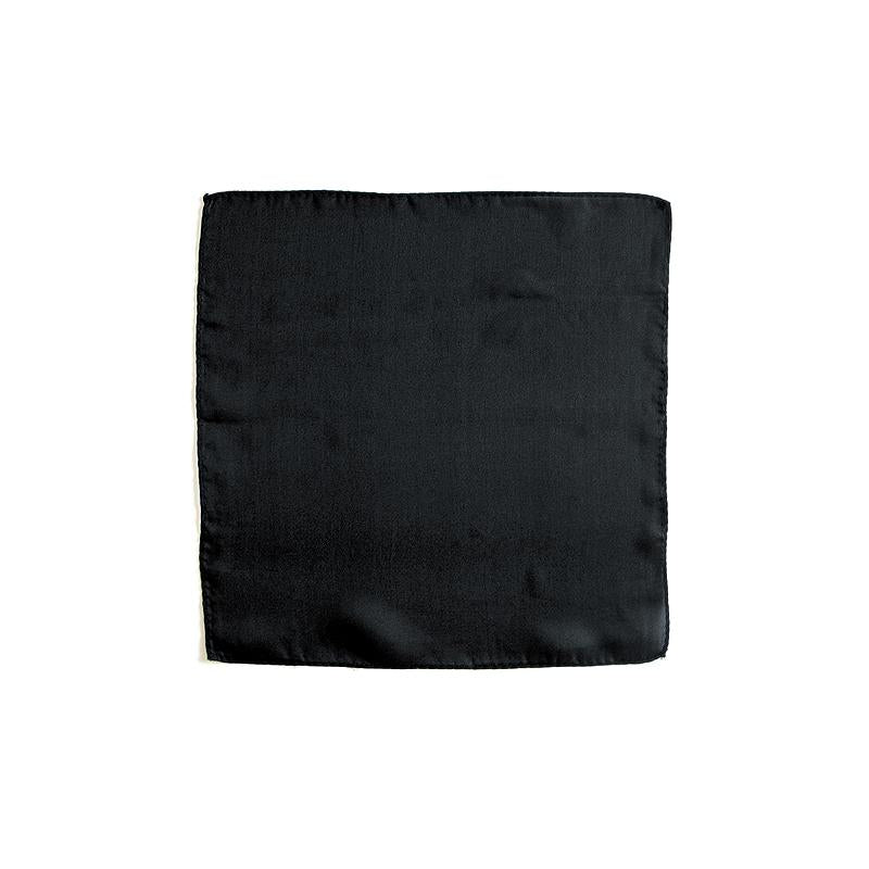 Silk Squares - 45 cm (18 inches) - Black