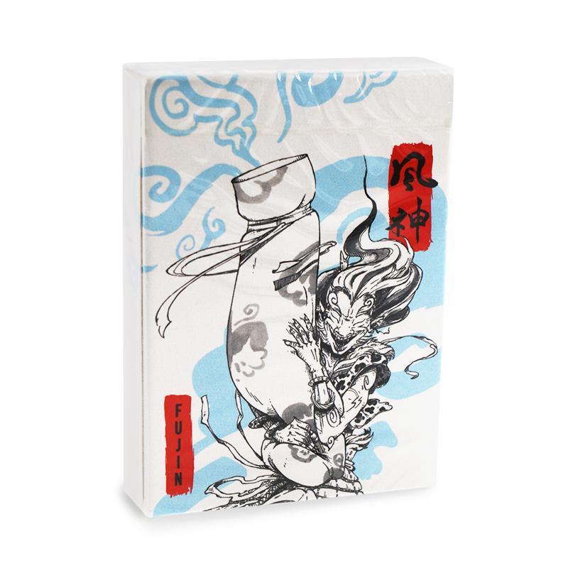 Fujin &amp; Raijin Playing Cards - Blue