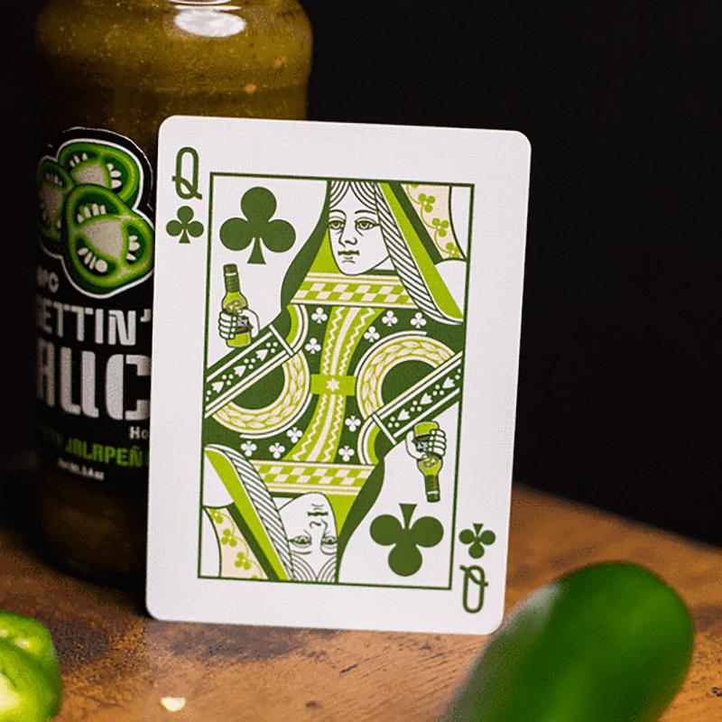 Gettin' Saucy - Jalapeño Pepper Playing Cards