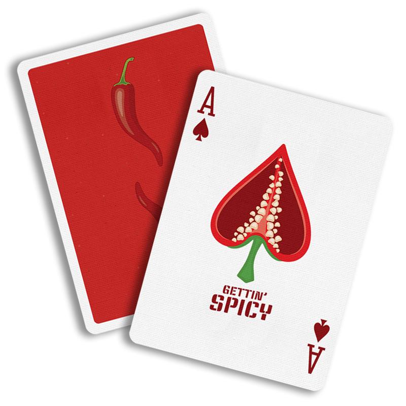 Gettin' Spicy - Chili Pepper Playing Cards