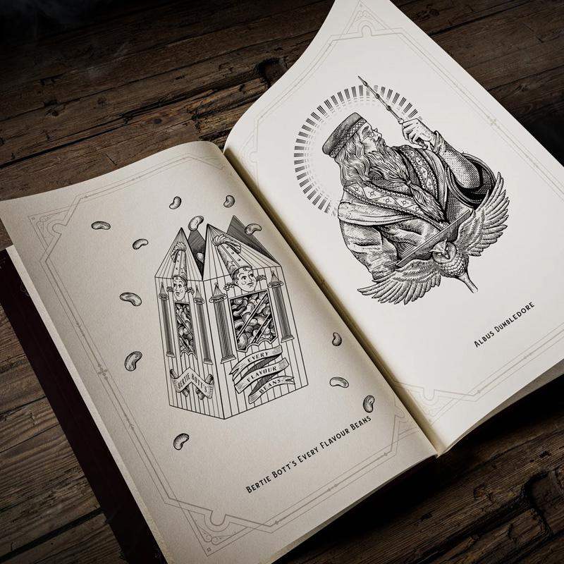 Harry Potter Self-Coloring Book by Theory11 by Difatta